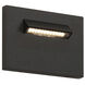 Peek 4 watt Black Outdoor Step Light